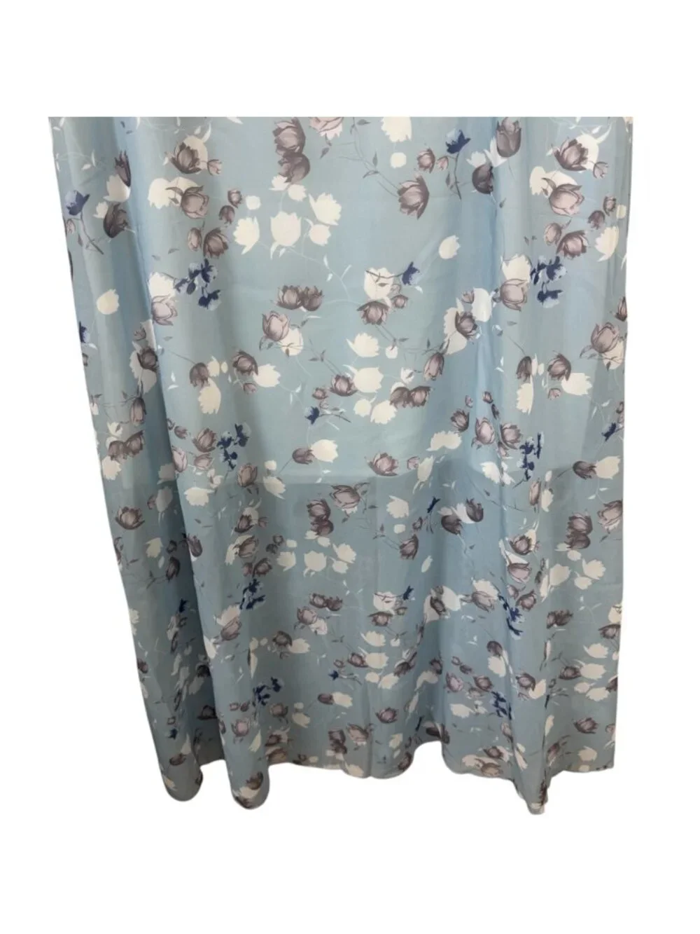 Light Blue Floral Maxi Dress NEW Size XXL Wedding Guest Spring Garden Party